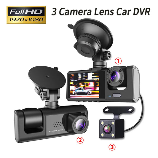 TripleVision HD Dash Cam System