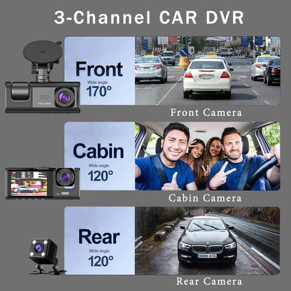 TripleVision HD Dash Cam System